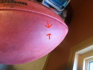 Fingerhut - Wilson The Duke NFL Leather Game Football