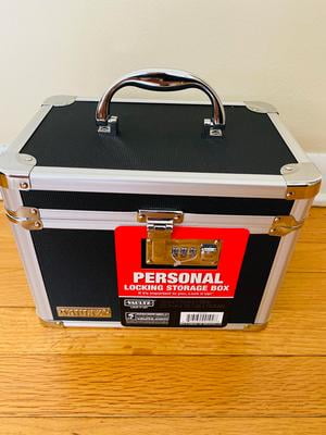 Vaultz Personal Storage Box With Combination Lock - Clear : Target
