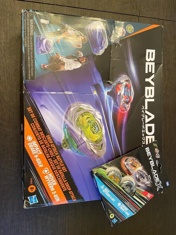 Beyblade X Gale Wyvern 3-60T & Sword Dran 3-80B Black and Yellow