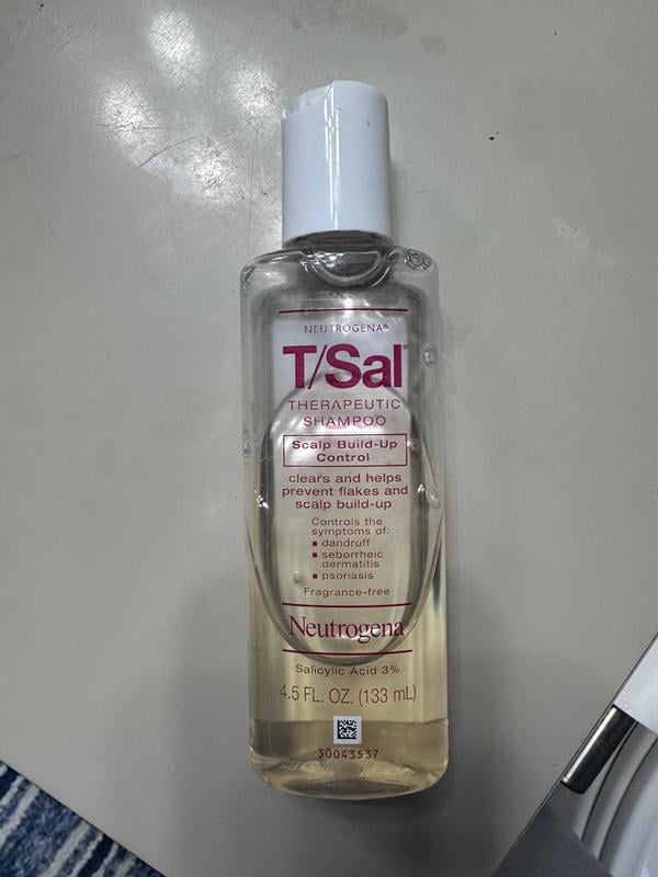 Neutrogena T/Sal Therapeutic Shampoo, Scalp Build-Up Control, 3