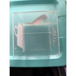 Smash Box 10k, 10k Smash Box for Money, Cash Money Saving Box, Acrylic Glass Piggy Bank, Secure Challenge Saving, Budget Planner, Transparent Clear Portable Digital Box (Blue-1PC, 5.9in)