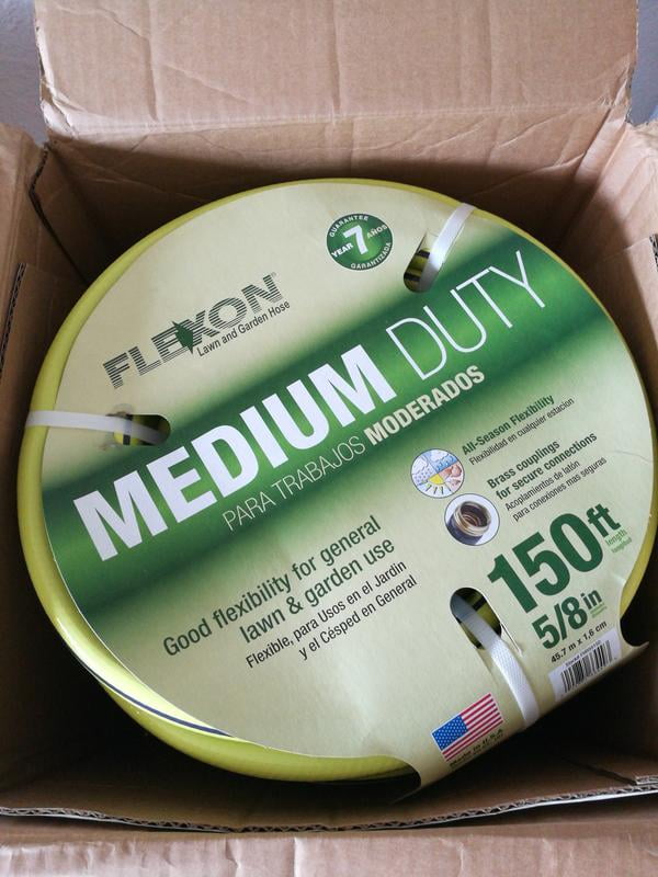 Flexon 5/8 x 150ft Medium Duty Garden Hose 