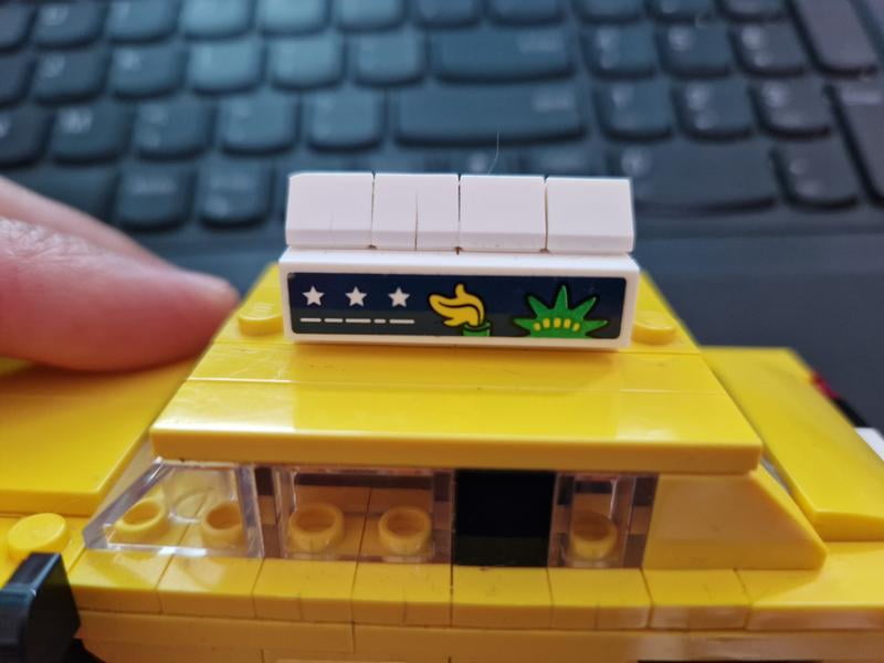 Lego 40468 Creator Yellow Taxi Building Kit, Vibrant Street Car