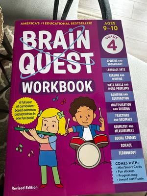 Brain Quest Workbook: 4th Grade Revised Edition (Paperback
