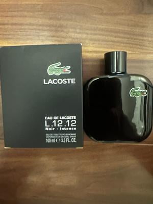 Lacoste L.12.12 Noir Black Intense Eau De Toilette Spray for Men