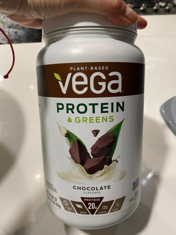 Vega Plant Protein Greens Powder Chocolate 20g Protein 1 2lb 18 4oz Walmart Com Walmart Com