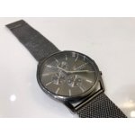 Skagen Men's Holst Chronograph Gunmetal Steel-Mesh Watch (SKW6608 ...