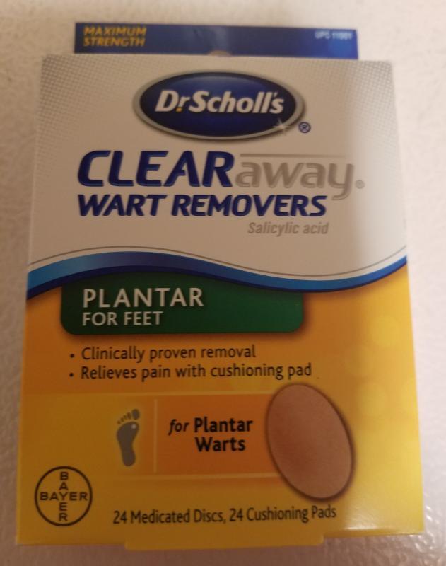 dr scholl's wart remover pads