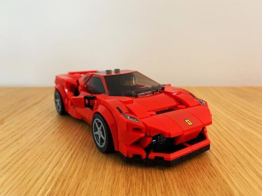LEGO, Speed Champions Ferrari F8 Tributo Model Car, 76895, Red