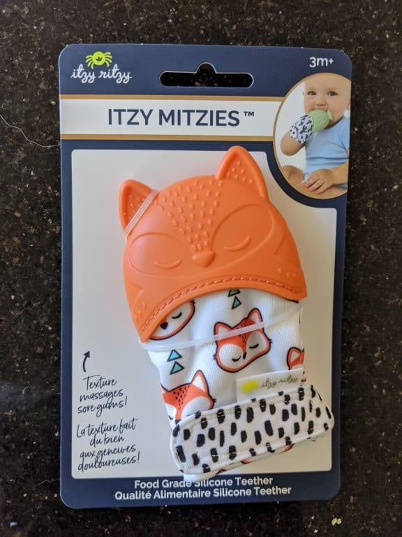 itzy ritzy teething mitt