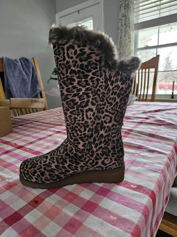 Bearpaw Women's Genevieve Tall Winter Boots with Triple Buckle and