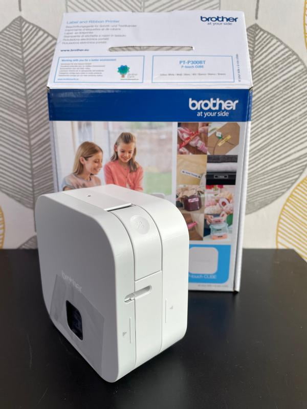 Brother PTP300BT P-Touch Cube Smartphone Label Maker, Bluetooth