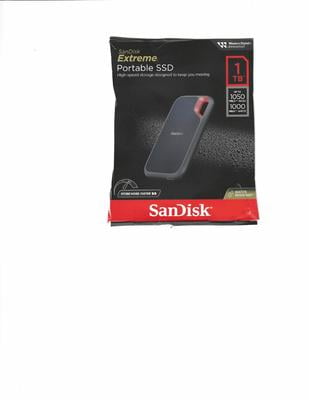 SanDisk 2TB Extreme V2 Portable SSD Storage, Black - SDSSDE61-2T00