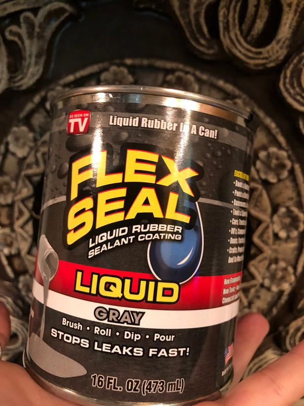 Flex Seal Liquid Max, 2.5 Gallon, Gray, Liquid Rubber Coating Sealant, Waterproof, Flexible, Breathable, and UV Resistant, Roof Repair, Basements