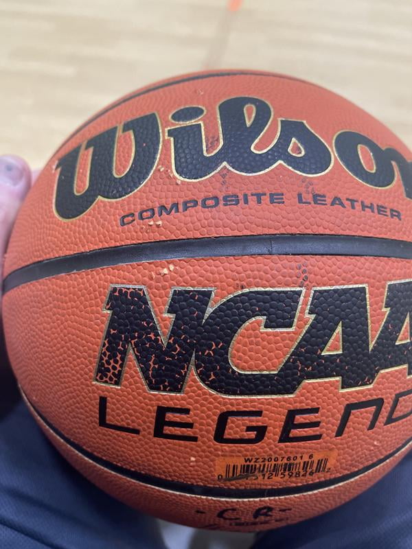Ballon De Basket Wilson NCAA Legend - Taille 6 - Pour Filles à Partir De 9 Ans Et Garçons 9-11 Ans - Cuir Mixte Pour Intérieur/extérieur