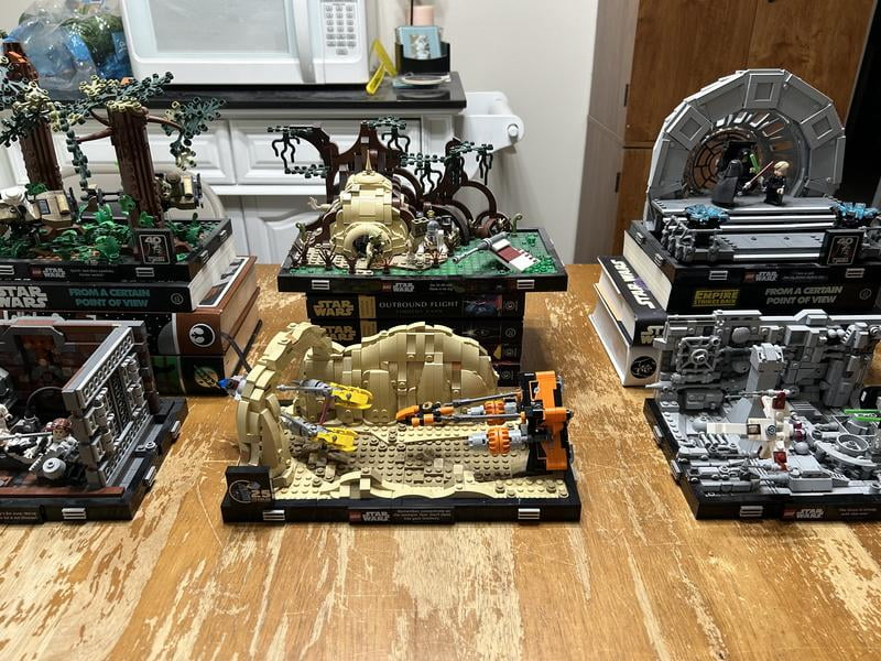 LEGO, Star Wars Diorama, Mos Espa Podrace, Anakin Skywalker's