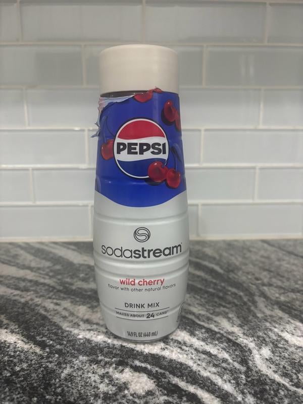 SodaStream Pepsi Wild Cherry Zero Drink Mix, 14.9 fl oz - Walmart.com