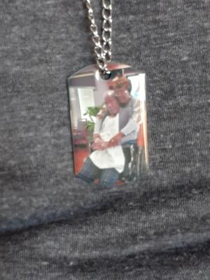 Unique Gifts Store Best Father Since 2016 v3 Luxury Dog Tag Necklace