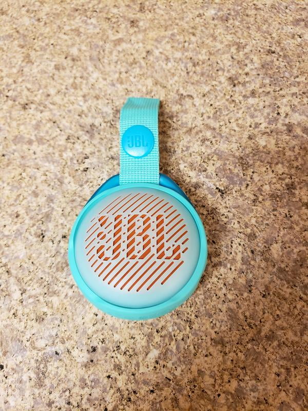 JBL Jr Pop Waterproof Portable Wireless Bluetooth Speaker with Strap  Designed for Kids, Wireless Blu