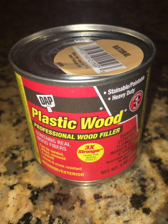 Dap Plastic Wood Solvent Wood Filler - 4 oz can