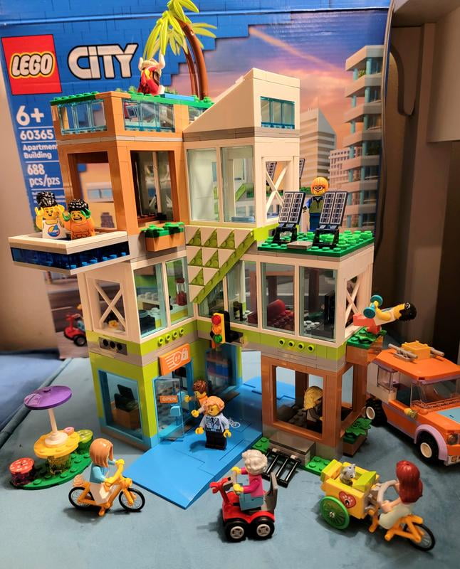 LEGO City Apartment Building Toy Set for Indoor Play Fun Walmart