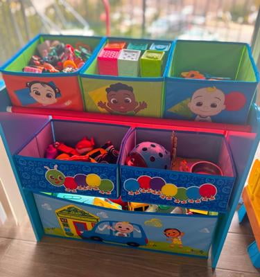 Free Shipping! CoComelon Toy Storage Organizer with 6 Bins