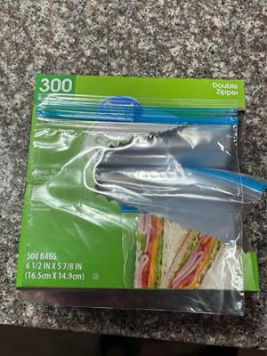 Great Value Sandwich Bags with Double Zipper, 500 Count - Walmart.com