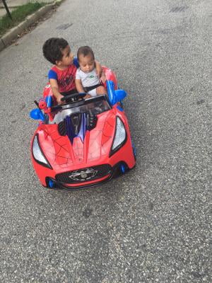 marvel spider man 6v super car