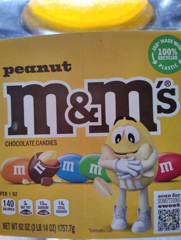 M&M's Peanut Chocolate Football Candy, Share Size - 3.27 oz Pack