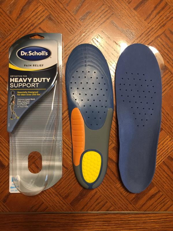 dr scholl's pain relief orthotics heavy duty support insoles