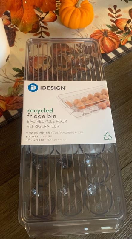 eggさま専用 iDesign Fridge Binz BPA-Free Plastic Stackable 21 Egg Holder