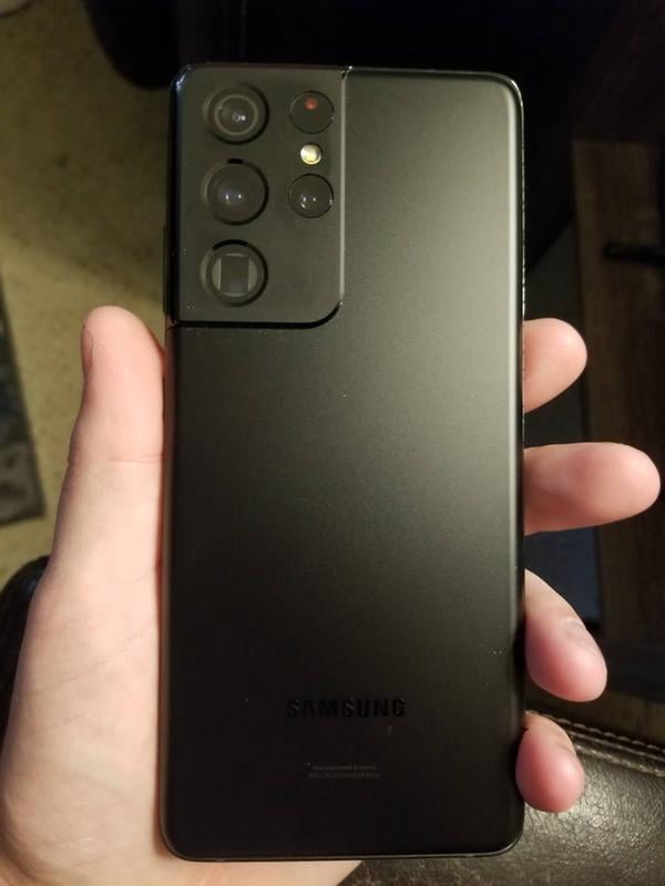 Samsung Galaxy S21 Ultra 5G, 256GB, Unlocked, Phantom Black, 108MP