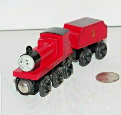 james wooden train engine