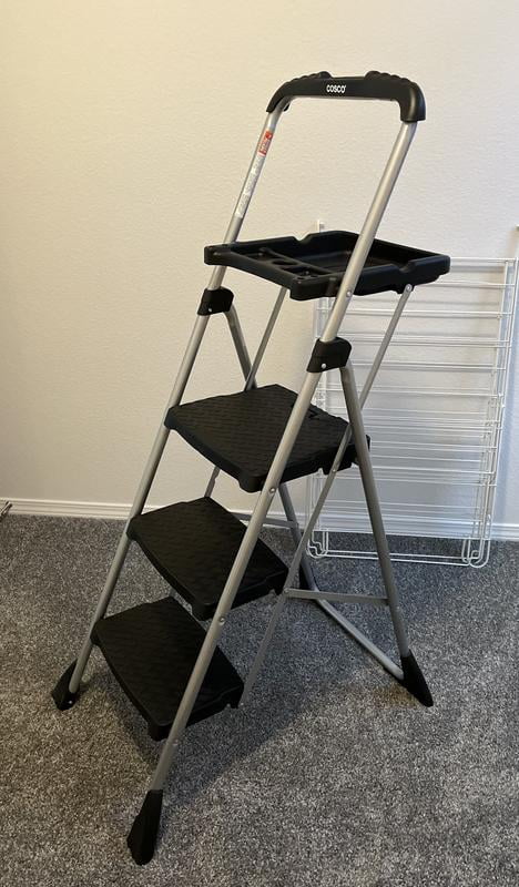COSCO 3-Step Max Steel Work Platform, 225 lb. Weight Capacity