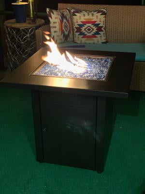 Mainstays 28 Square Gas Fire Pit Walmart Com Walmart Com