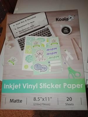Carta Adesiva Per Inkjet E Laser KOALA Carta Fotografica Carta Adesiva Per Inkjet E Laser KOALA Carta Fotografica