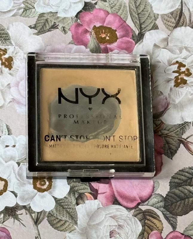 Poudre Matifiante NYX Can't Stop Won't Stop - Teinte Caramel, 6g, Sans Talc, Neuf