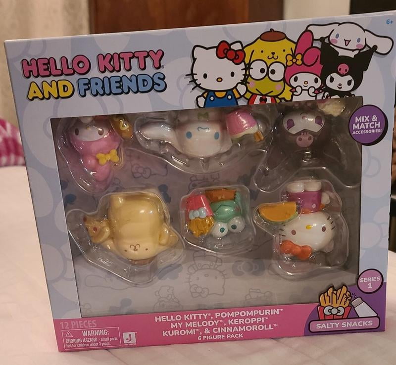 Hello Kitty and Friends, 2” Figure 6-Pack - Removable Salty