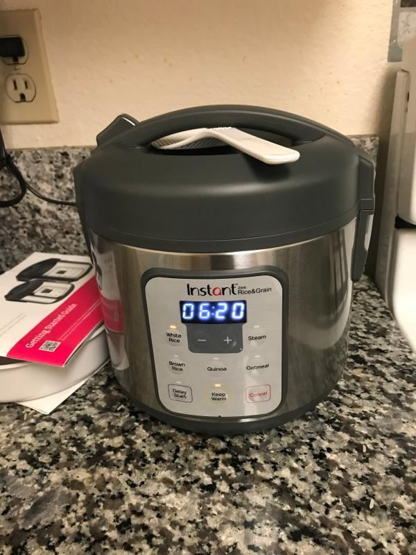 Instant Pot Zest 8 Cup One Touch Rice Cooker, From the Makers of Instant  Pot, Steamer, Cooks Rice, Grains, Quinoa and Oatmeal, 8-cup cooked/4-cup