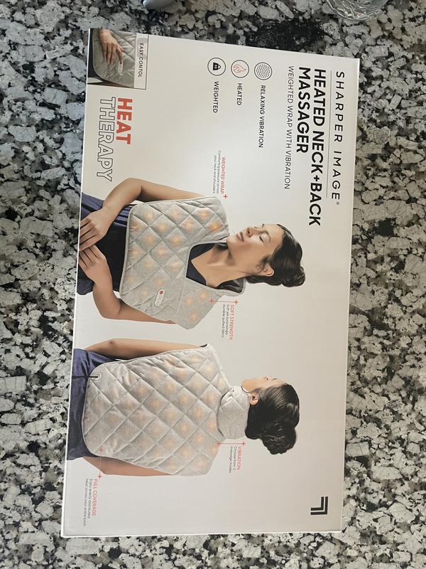 vibration massager for trigger points Sharper Image Calming Heat Massaging Neck Wrap MorningSave: Sharper Image  Calming Heat Therapeutic Massaging Back Wrap main image 0