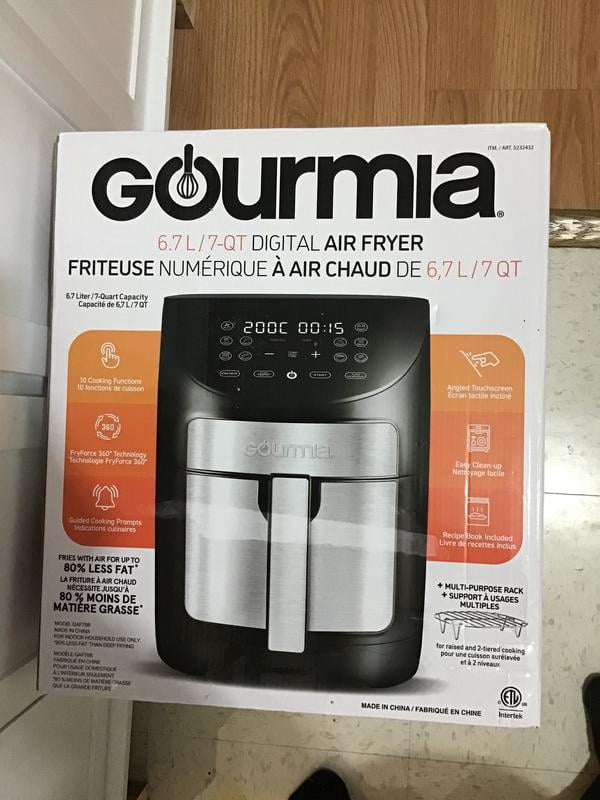 Gourmia 6.7-L / 7-QT Digital Window Air Fryer - Walmart.ca
