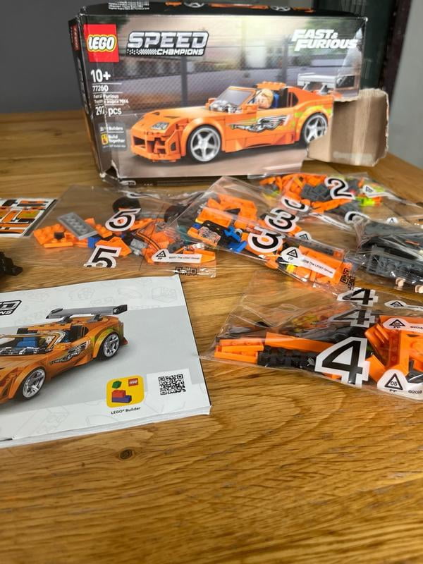 LEGO Speed Champions The Fast and The Furious Toyota Supra MK4