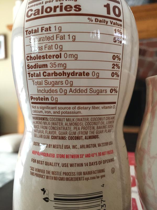Coffee Mate Natural Bliss Unsweetened Plant Based Almond Milk Coconut Cream Half Half Liquid Coffee Creamer 16 Fl Oz Bottle Walmart Com Walmart Com Coffee Mate Natural Bliss Unsweetened Plant Based Almond Milk Coconut Cream Half Half Liquid Coffee Creamer 16 Fl Oz Bottle Walmart Com Walmart Com