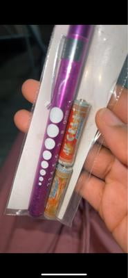 Ever Ready First Aid LED Medical Pen Light Pink Purple with Metal