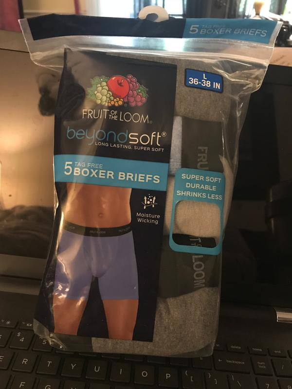 fruit of the loom beyond soft boxer briefs