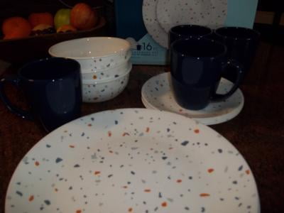 Corelle signature terrazzo online 16pc dinnerware set
