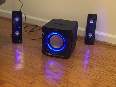 ilive bluetooth 2.1 speaker system with subwoofer