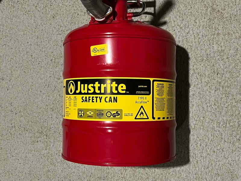 Customer reviews for Justrite Mfg. Co. 5GAL TYPEII SAFETY CAN
