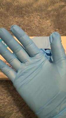 MedPride Disposable XL Nitrile Vinyl Gloves 100 Count Durable