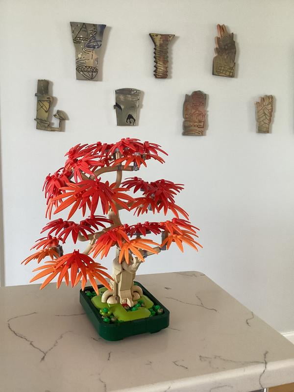 LEGO Botanicals Japanese Red Maple Bonsai Tree Building Kit For